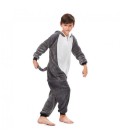 Піжама Кігурумі Дитяча My Kigu Тепла Хаскі Сіра S 145-155 см (1090)