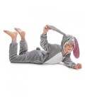 Піжама Кігурумі Сліп Для Хлопчиків Kigurumi Костюм Кролик Негідник Сірий 100-110 см. (2029/2)