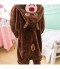 Піжама Кигуруми дитяча BearWear Бурий Ведмідь XS 95 - 105 см Коричневий (K0W1-0125-XS)