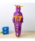 Піжама Кігурумі Сліп Для Хлопчиків Kigurumi Дракон Спайро Динозавр Фіолетовий 110-120 см. (2045/2)