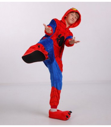 Піжама Кігурумі Сліп Для Хлопчиків Kigurumi Людина Павук Spider-Man Червоно-синій 130-144 см. (2018/2)