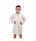 Дитячий вафельний халат Luxyart Kids Robe для хлопчиків 4-7 років 30-32 (104-125 см) 100% бавовна Рожевий (LM-187)