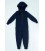 Комбінезон дитячий з капюшоном на флісі 140-146 Темно-синій (12962)