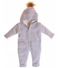 Комбінезон В'язаний Bibaby Блакитний 68 см 60600 (546842)