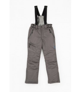 Штани на шлейках для хлопчика EN103 140 см Сірий (2000989593997)