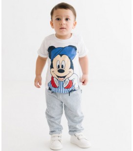 Костюм (футболка, штани) 'Mickey Mouse 68-74 см (6-9 міс), білий'. Виробник - Disney