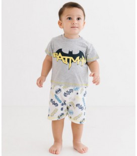 Костюм (футболка, шорти) 'Batman 62-68 см (3-6 міс), біло-сірий'. Виробник - Cimpa