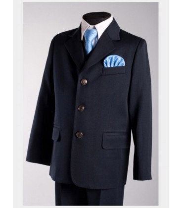 Піджак для хлопчика синій 140р Арт. 014 Велма
