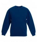 Пуловер Fruit of the Loom Classic set-in sweat kids 128 см Синій (062041032128)