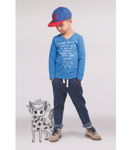 Пуловер для хлопчика Френд ОВЕН 104 см Синій