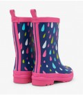 Гумові чоботи Hatley Rain Drops 6 фіолетовий 22 (S21DDK1367)