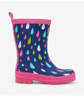 Гумові чоботи Hatley Rain Drops 6 фіолетовий 22 (S21DDK1367)