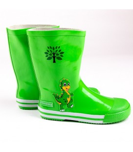 Дитячі гумові чоботи 36 зелені Дракончик