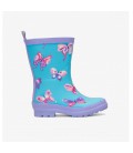 Гумові сапоги Hatley Doodle Butterflies 1 блакитний 32 (S23DBK1367)