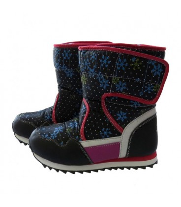 Зимові чоботи (дутики) Deesha для дівчинки розмір 29 Чорні 9845