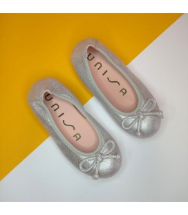 Туфлі для дівчинки Unisa, 25 розмір, сріблястий