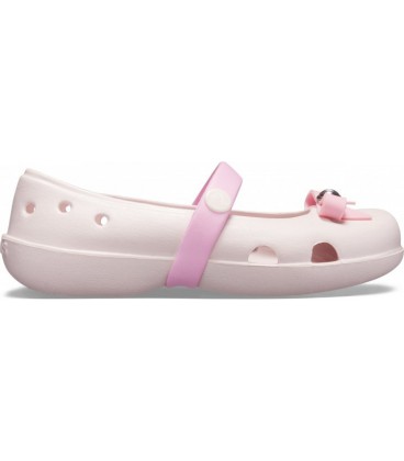 Балетки Crocs Kids Keeley Charm Flat с10 27 17см Рожевий