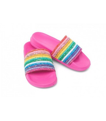 Шльопанці Hatley Have Fun Rainbow 10 рожевий 27р (S21WRK1530)