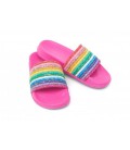 Шльопанці Hatley Have Fun Rainbow 10 рожевий 27р (S21WRK1530)