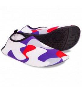 Взуття Skin Shoes для спорту та йоги Камуфляж PL-0418-BKR розмір 36-37 червоний-синій-білий