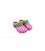 Крокси Jose Amorales 22(р) рожеві із салатовою шлейкою. (17-03-26)
