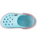 Дитячі сабо Crocs TODDLER CROCBAND™ CLOG 26 блакитний-білий 207005