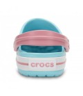 Дитячі сабо Crocs TODDLER CROCBAND™ CLOG 26 блакитний-білий 207005