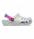 Сабо CROCS CLASSIC DISCO DANCE PARTY CLOG T 27 Білі в принт 208096