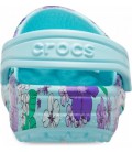 Дитячі сабо Crocs для дівчаток Fun Lab Playful Patches Clog 25 ніжно блакитний у принт 206146