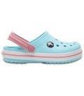 Дитячі крокси Crocs Crocband Kids Ice Blue/White J2 33-34р. (20,8 см) Голубі