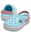 Дитячі крокси Crocs Crocband Kids Ice Blue/White J2 33-34р. (20,8 см) Голубі