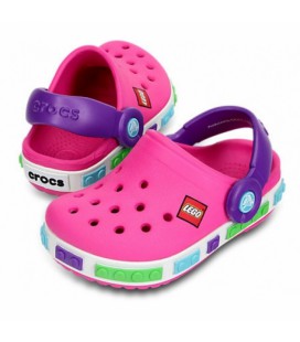 Сабо Crocs LEGO Kids Clog 31-32 р 20-20.7 см Дитячі Рожеві 12080-6N4-J1 Fuchsia