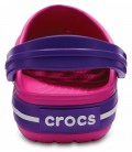 Сабо Crocs Kids Crocband 204537-60O-C11 28 Рожевий з фіолетовим