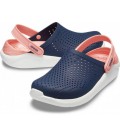 Унісекс крокси Crocs Original LiteRide Clog Navy/Melon M5-W7 37-38р. (22,9 см) Синій з розовим