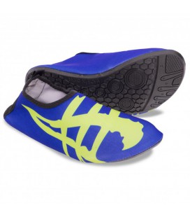 Взуття Skin Shoes для спорту та йоги Ієрогліф PL-0419-BL розмір 36-37 синій-салатовий