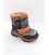 Зимові чобітки на хлопчика Tom.m сірі з помаранчевим абстракція ZS-0054 23 р 15 см