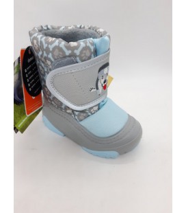 Зимові чобітки на хлопчика Demar блакитні з собачкою ZS-0061 22/23 р 14 см