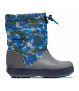 Дитячі зимові чоботи Crocs Kids LodgePoint Winter Boot С8 25 Мілітарі Сірий