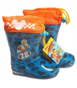 Гумові чоботи Disney Mickey and Roadster racers 32-33 синій з оранжевим (WD11610_blue-32)