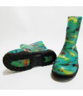 Чоботи гумові Slippers 32р 20 см Бірюзові