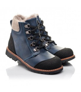 Зимові черевики на хутрі Woopy Fashion 21 синій (4415)