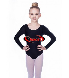 Купальник для гімнастики та танців RSport GM030101 1 (98-110см) Чорний