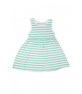 Сукня для дівчинки із завищеною талією в смужку 92 білий-зелений Primark
