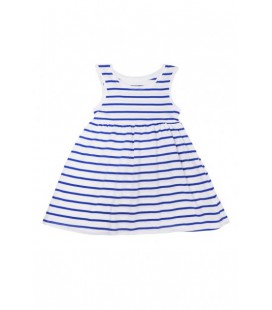 Сукня для дівчинки із завищеною талією у смужку 86 білий-синій Primark