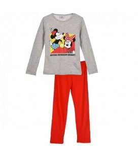 Піжама Disney Minnie Mouse (Мінні Маус) 098 см Сірий/червоний ET20652