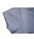 Піжама для дівчинки (1 шт) George блакитна футболка з короткими рукавами та штани 5-6 років (110-116см) 1820