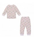 Піжама (кофта з довгим рукавом + штани) MYLITTLEPIE FLOWER BLOOM 98-104см рожева (FLOWER BLOOM-PJ001)