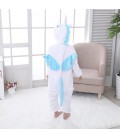 Піжама Кігурумі Дитяча Для Дівчаток Kigurumi Єдиноріг Пегас Білий з блакитним 120-130 см. (2027)