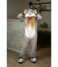 Піжама Кігурумі Для Дівчаток My Kigu Дитяча Хаски Сіра M 155-165 см (1090)