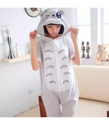 Літня Піжама Кігурумі Дитяча My Kigu кіт Тоторо М 155-165 см Бавовна (4007)